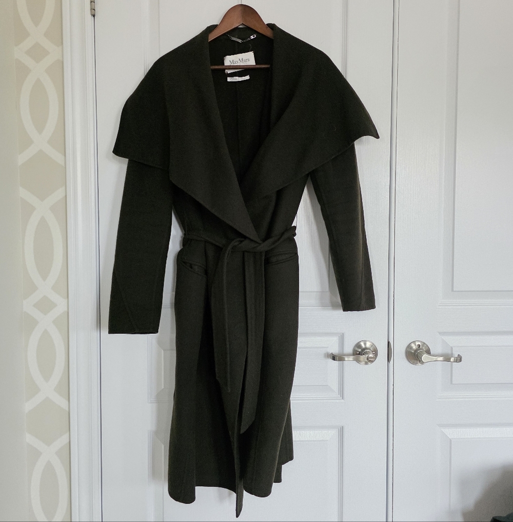 MaxMara Brown Wrap Coat